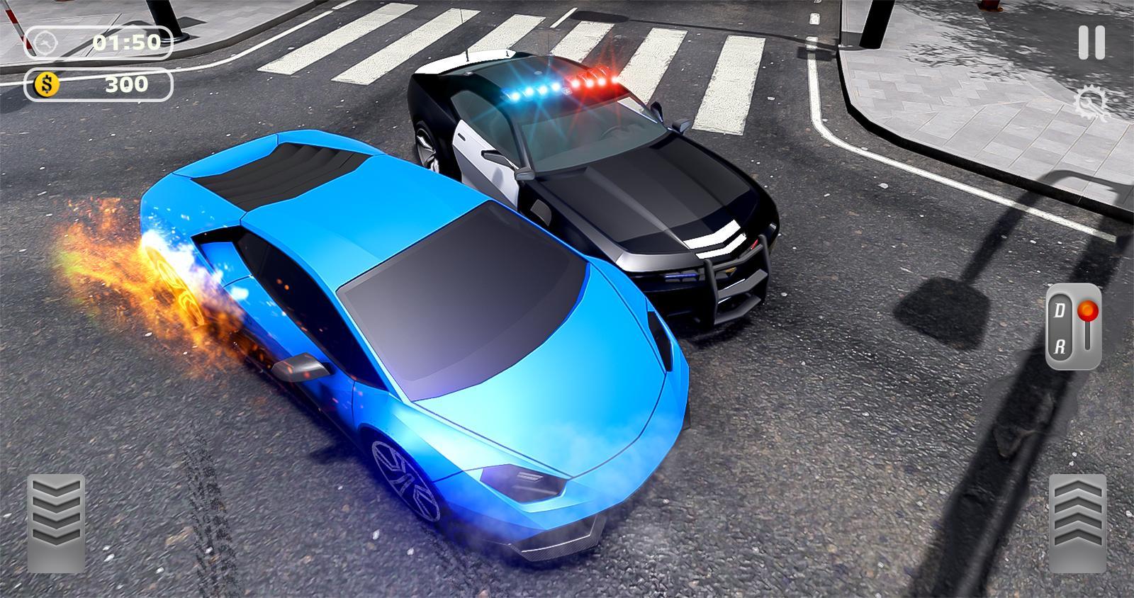 Android 用の パトカーvs泥棒車ゲームクレイジーカーチェイス Apk をダウンロード