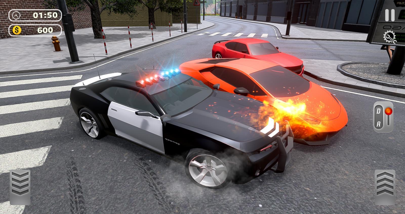 Android 用の パトカーvs泥棒車ゲームクレイジーカーチェイス Apk をダウンロード