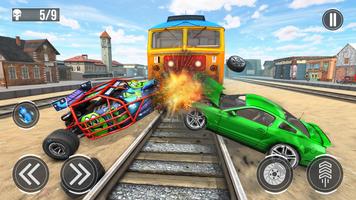 Train Derby Car Demolition Sim poster