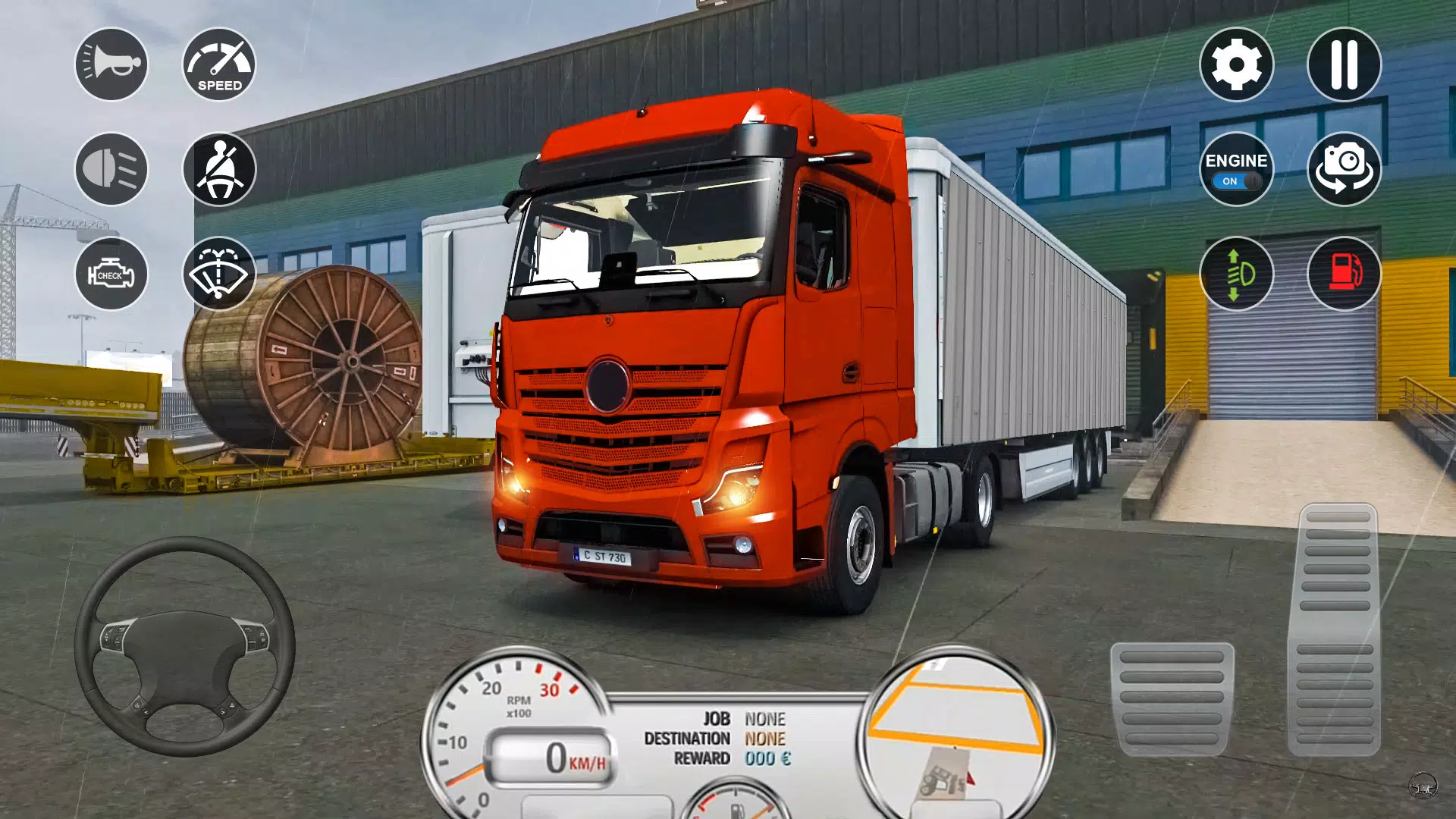 Euro Truck Simulator 2 Game 3D android iOS apk download for free