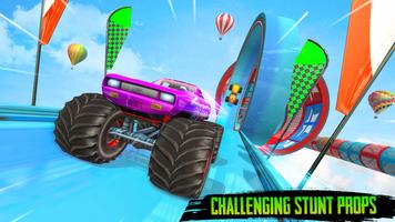 Monster Truck Ramp Car Stunts screenshot 1