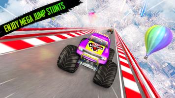 Monster Truck Ramp Car Stunts screenshot 2