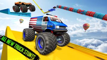 Monster Truck Ramp Car Stunts screenshot 3