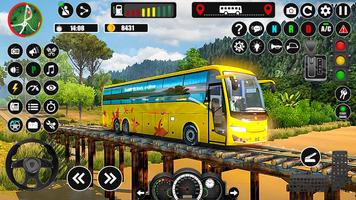 Offroad Coach Bus Simulator 3D पोस्टर