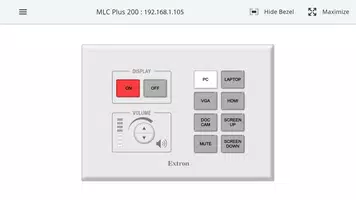Extron Control Pro screenshot 1
