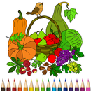 Fruits Color by Number Book APK