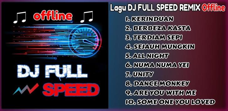 Lagu DJ FULL SPEED REMIX Offline poster