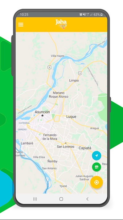 JAHA GPS screenshot 2