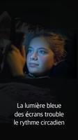 Filtre lumière bleue–Mode nuit Affiche