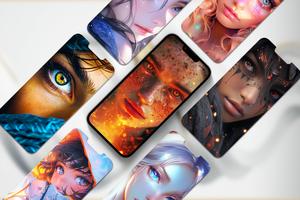 Shining Eyes Wallpaper 截图 1