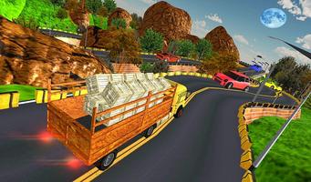Mountain truck cargo Driver | Crazy Truck Games Affiche