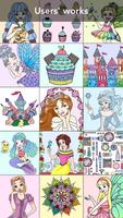 Princess coloring book syot layar 3