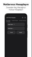 AÖF Not Hesapla capture d'écran 3