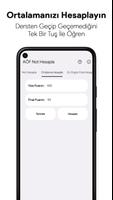 AÖF Not Hesapla capture d'écran 1