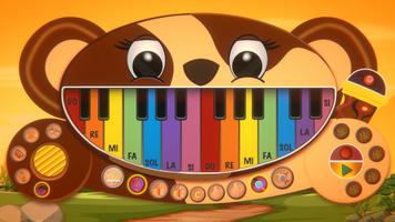Bear Piano Affiche