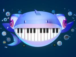 Cute Baby Shark Piano Music 海報