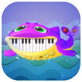 Cute Whale Piano Sound Music