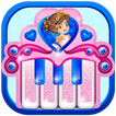 Pink Real Piano Princess Piano ícone