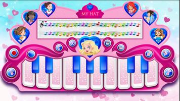 Pink Real Piano Princess Piano پوسٹر