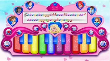 Pink Real Piano Princess Piano اسکرین شاٹ 1