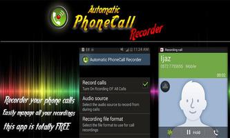 Automatic Phone Call Recorder Cartaz