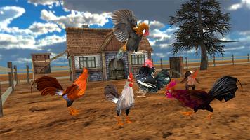 Angry Rooster Fight Simulator captura de pantalla 2