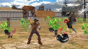 Angry Rooster Fight Simulator captura de pantalla 3