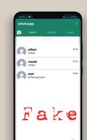 Fake Chat Maker - WhatsPrank captura de pantalla 3