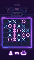 Tic Tac Toe 2 Player: XO Glow ảnh chụp màn hình 2