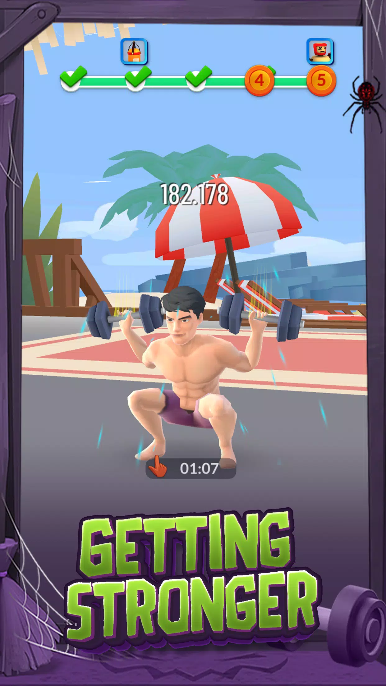 Idle Gym Life: Street Fighter v1.4.4 MOD APK, Unlimited Cash