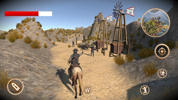 Cheval de Cowboy de l'Ouest 3D capture d'écran 2