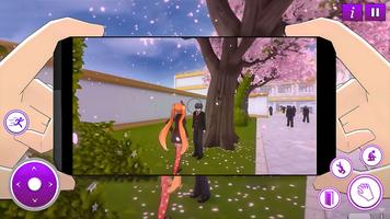 Anime School Girl Life Sim 3D スクリーンショット 3