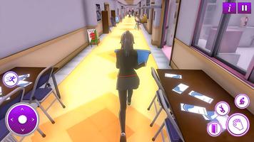 Anime School Girl Life Sim 3D スクリーンショット 2