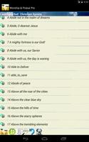 Worship and Praise Lyrics Pro ภาพหน้าจอ 1