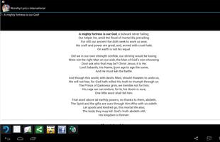 Worship Lyrics International imagem de tela 3
