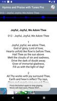Hymns & Praise with Tunes Pro captura de pantalla 3