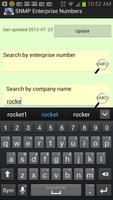 SNMP Enterprise Numbers captura de pantalla 1