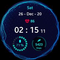 Music Pulse Watch Face الملصق