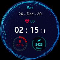 Music Pulse Watch Face تصوير الشاشة 2