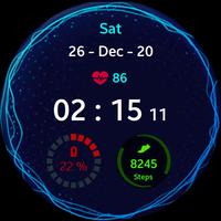 Music Pulse Watch Face تصوير الشاشة 3