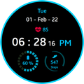Blue Ring Watch Face