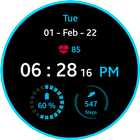 Blue Ring Watch Face أيقونة