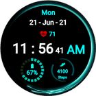 Racing Lines Watch Face أيقونة