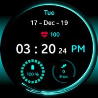 Racing Lines Watch Face الملصق