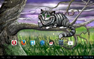 Cheshire Cat Live Wallpaper capture d'écran 3