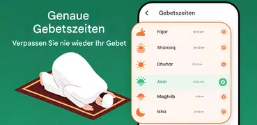 Gebetszeiten: Qibla-Finder
