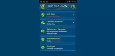 eScan Tablet Security