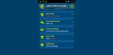 eScan Tablet Security