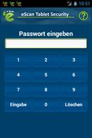 eScan Tablet Security Plakat