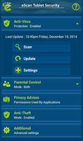eScan Tablet Security screenshot 1